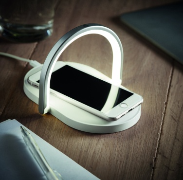 Logotrade promotional giveaways photo of: Light and wireless charger 10W