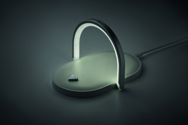 Logo trade corporate gifts image of: Light and wireless charger 10W