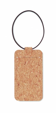 Logo trade advertising product photo of: Cork luggage tag