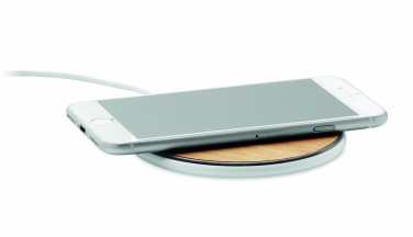 Logotrade promotional giveaways photo of: Bamboo wireless charger 10W