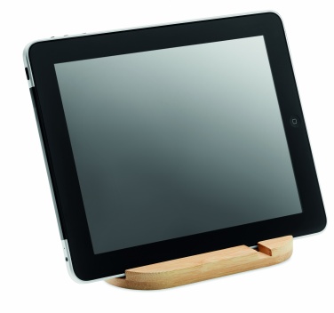 Logo trade corporate gifts picture of: Bamboo tablet/smartphone stand