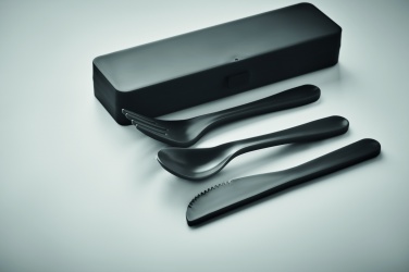 Logotrade advertising product picture of: Cutlery set recycled PP