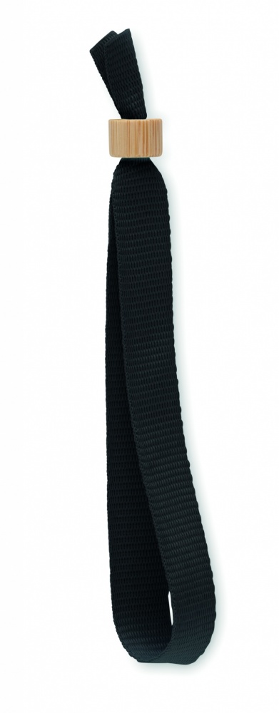 Logo trade business gift photo of: RPET polyester wristband