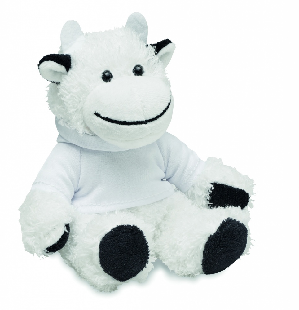 Logo trade promotional giveaways image of: Teddy cow plush