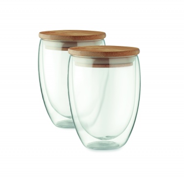 Logo trade corporate gifts picture of: Set of 2 glasses 350 ml in box