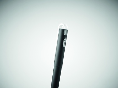 Logo trade advertising products image of: RPET blue gel ink ball pen