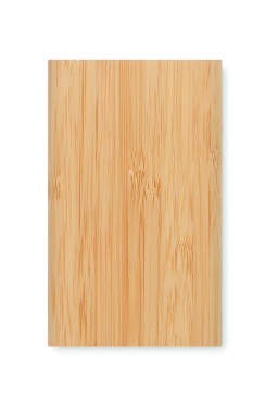 Logotrade promotional item image of: 4000 mAh Bamboo power bank