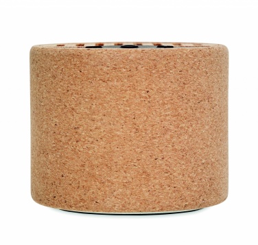 Logotrade business gift image of: Round cork wireless speaker