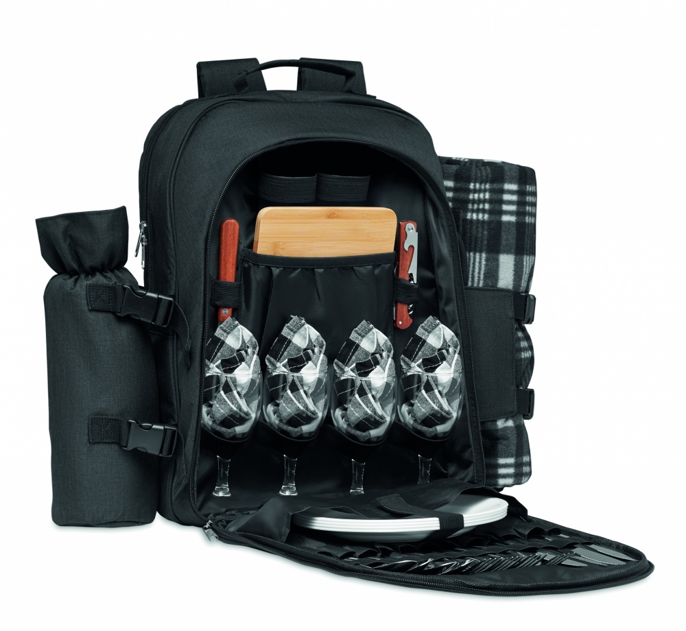 Logo trade business gifts image of: 4 person Picnic backpack