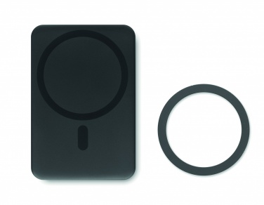 Logotrade promotional giveaway picture of: Magnetic wireless charger 15W powerbank 5000 mAh