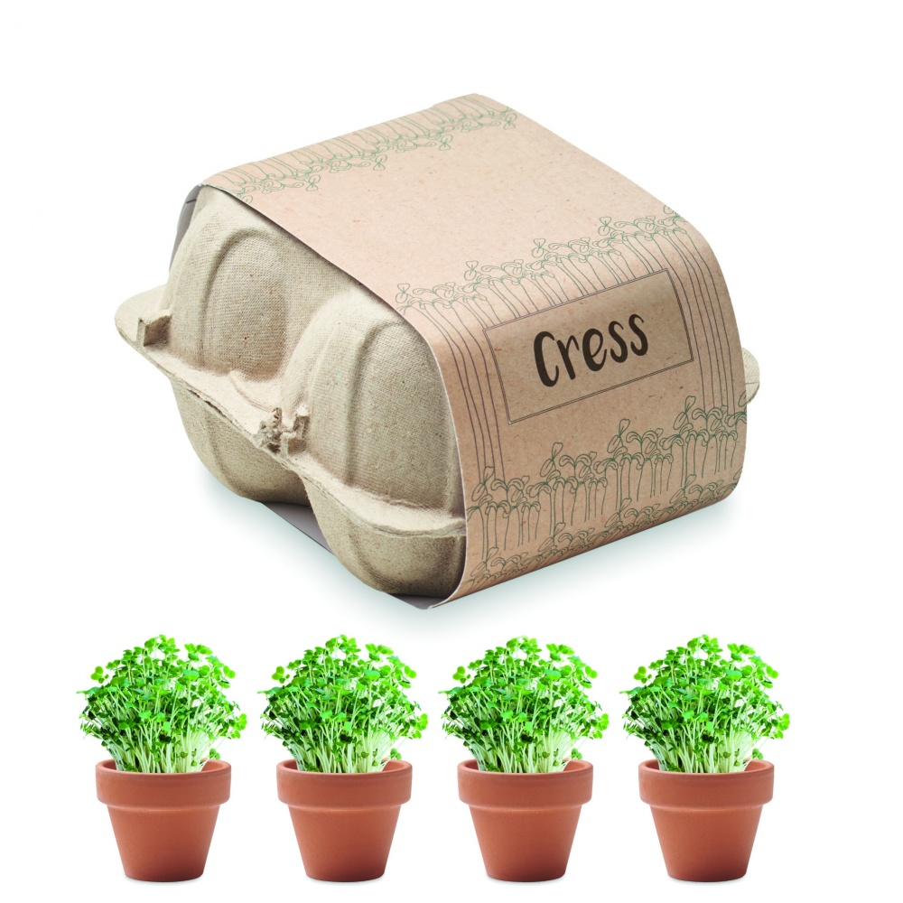 Logotrade advertising product picture of: Egg carton growing kit