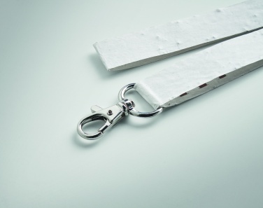 Logo trade promotional gifts image of: Seed paper lanyard w/hook