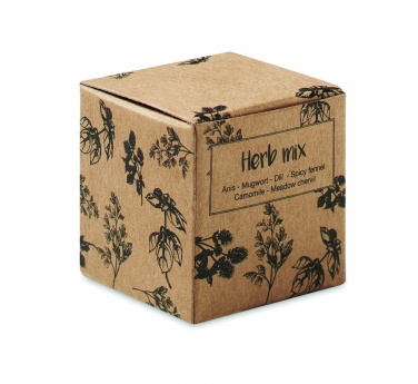 Logotrade promotional giveaways photo of: Herb seed bomb in carton box