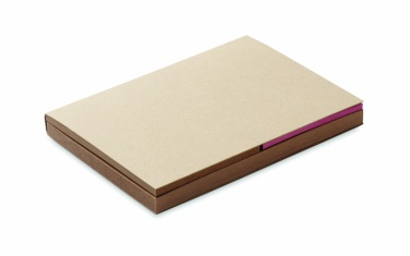 Logo trade promotional item photo of: Recycled paper memo set