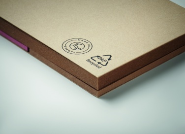 Logo trade advertising product photo of: Recycled paper memo set