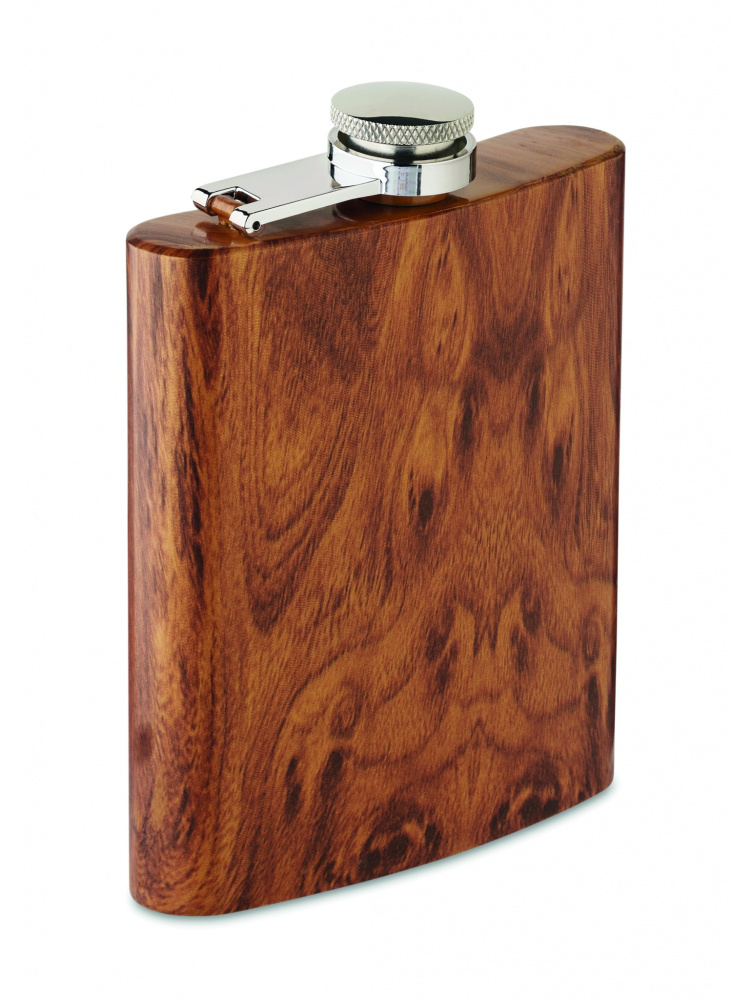 Logo trade promotional products image of: Slim hip flask 190 ml