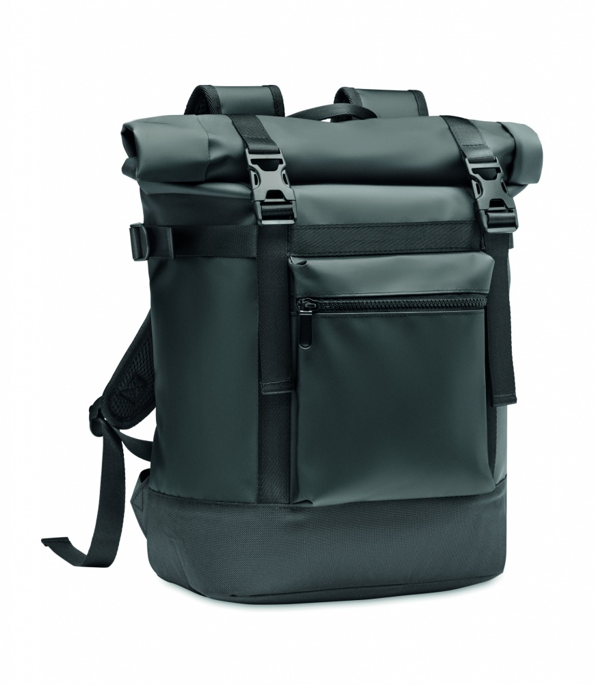 Logotrade promotional product picture of: Rolltop backpack 50C tarpaulin