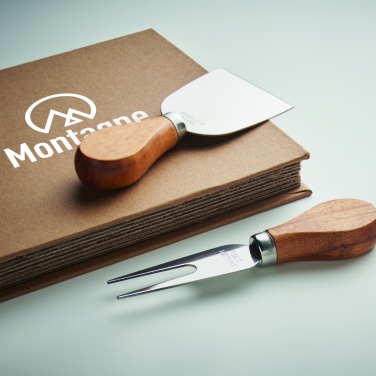 Logo trade advertising products picture of: Set of 4 cheese knives