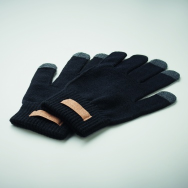 Logotrade promotional product picture of: RPET tactile gloves
