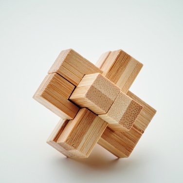 Logotrade promotional item image of: Bamboo brain teaser puzzle