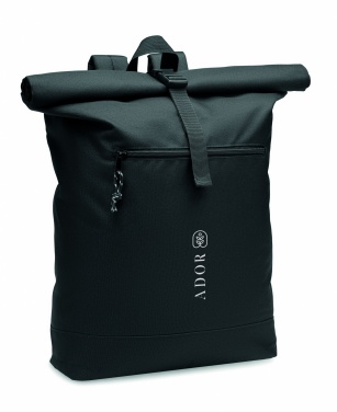 Logotrade promotional giveaway picture of: 600D RPET rolltop backpack