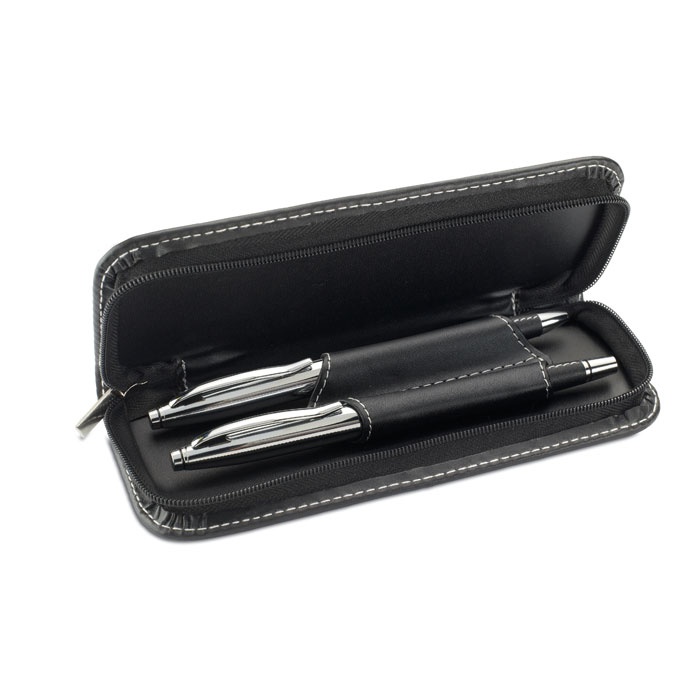 Logotrade promotional product picture of: Ball pen and roller set