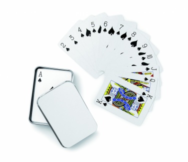 Logotrade promotional gift picture of: Playing cards in tin box