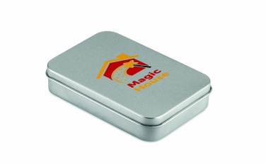 Logo trade promotional gift photo of: Playing cards in tin box