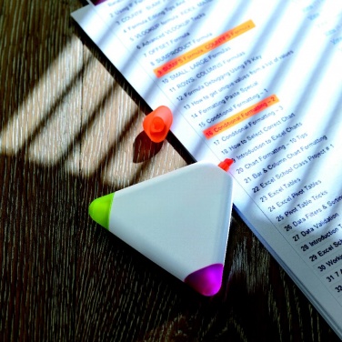 Logotrade promotional gift image of: Triangular highlighter