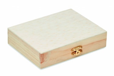Logo trade promotional product photo of: Painting set in wooden box