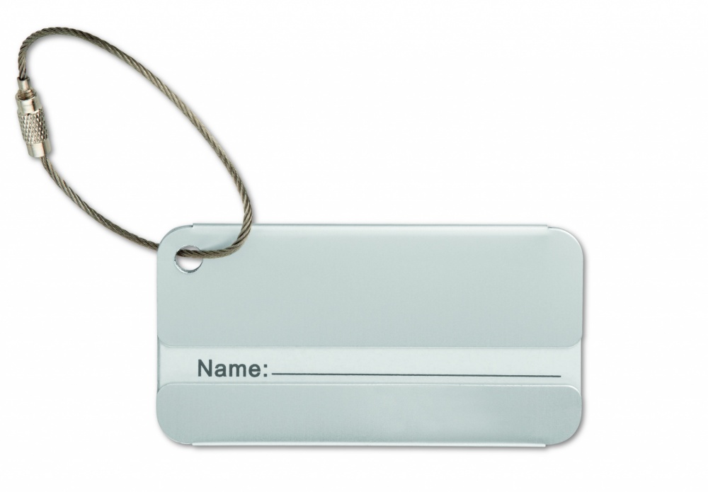 Logo trade promotional products picture of: Aluminium luggage tag