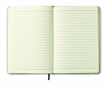 Logotrade advertising products photo of: A5 canvas notebook