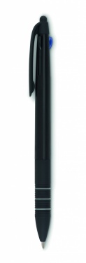 Logo trade promotional gift photo of: 3 colour ink pen with stylus