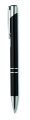 Push button aluminium pen BERN, Black
