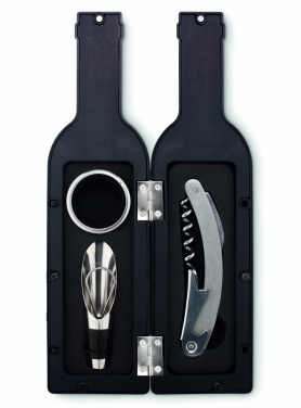 Logo trade promotional merchandise picture of: Bottle shape wine set
