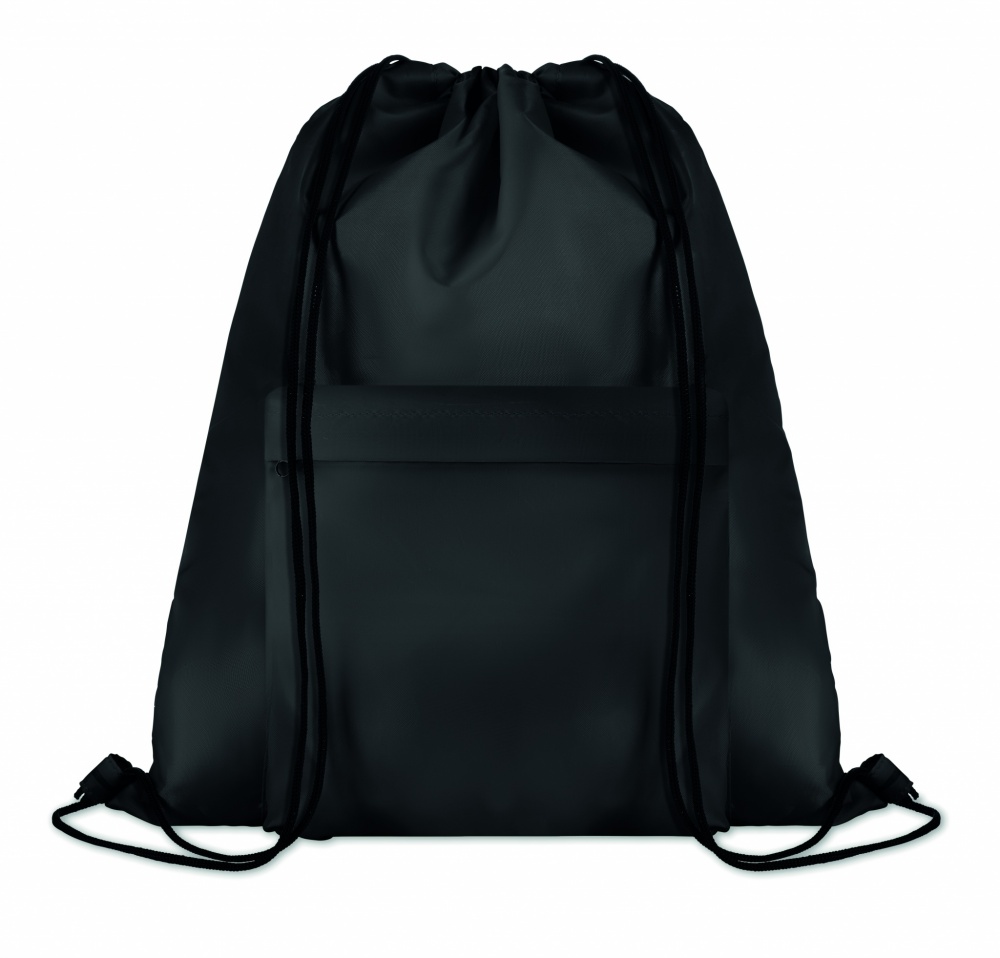Logo trade promotional gifts picture of: 210D Polyester drawstring bag
