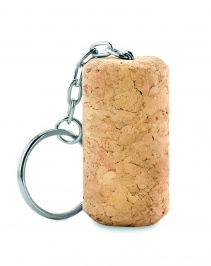 Logotrade promotional gift picture of: Wine cork key ring Sigulda