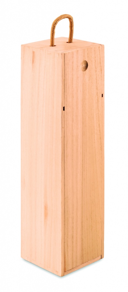 Logo trade promotional product photo of: Wooden wine box