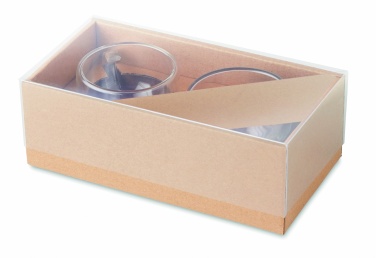 Logo trade advertising products picture of: Set of 2 double wall espresso