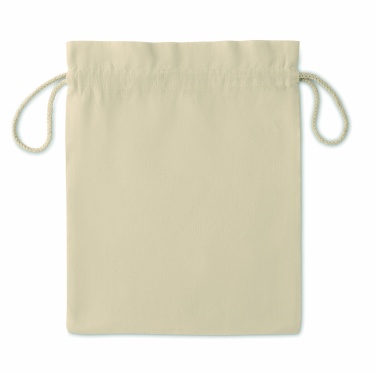 Logo trade business gifts image of: Medium Cotton draw cord bag