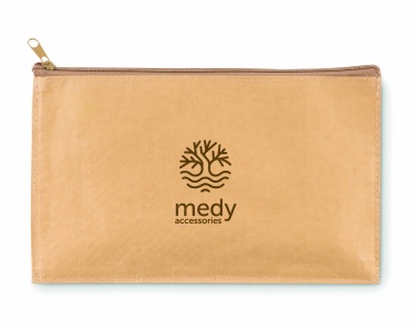 Logo trade advertising products image of: Woven paper pencil case