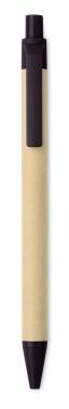 Logotrade corporate gift picture of: Push ball pen coffee husk/ABS