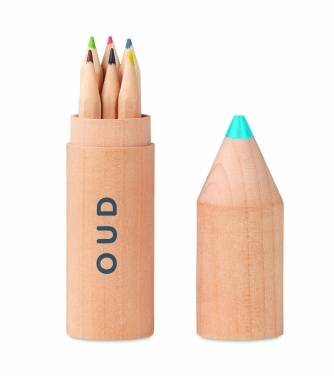 Logotrade promotional item image of: 6 pencils in wooden box