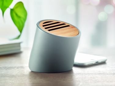Logo trade promotional merchandise photo of: Wireless speaker limestone
