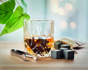Logo trade promotional merchandise picture of: Whisky set in bamboo box