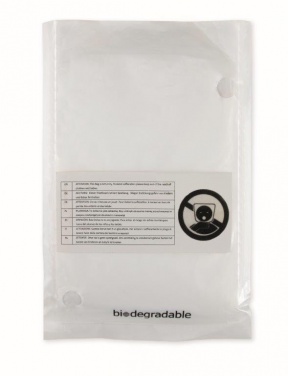 Logo trade promotional giveaways picture of: Biodegradable poncho and bag