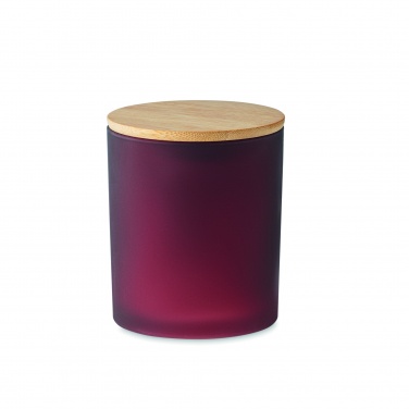Logo trade promotional merchandise image of: Plant based wax candle 120 gr