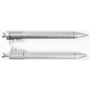 Logotrade promotional giveaways photo of: Plastic ballpen with sliding calliper PRESCOT