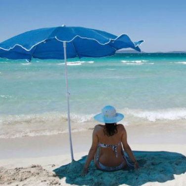 Logo trade promotional gift photo of: Beach umbrella FORT LAUDERDALE