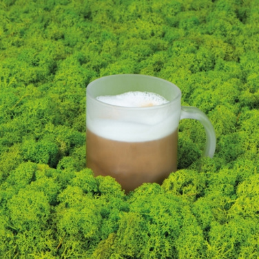 Logotrade promotional item picture of: Glass coffee mug GENEVA 300 ml